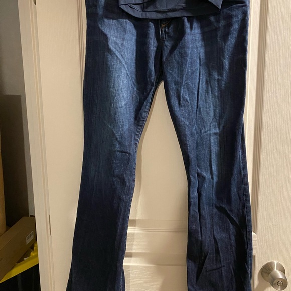 Joe’s Maternity Jeans W 33 A Pea In the Pod Dark Blue Socialite - Picture 6 of 6